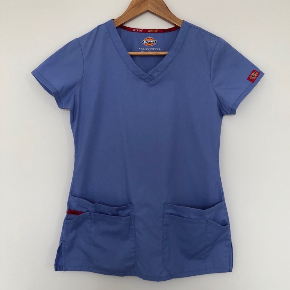 Dickie’s Ceil Blue Scrub Top